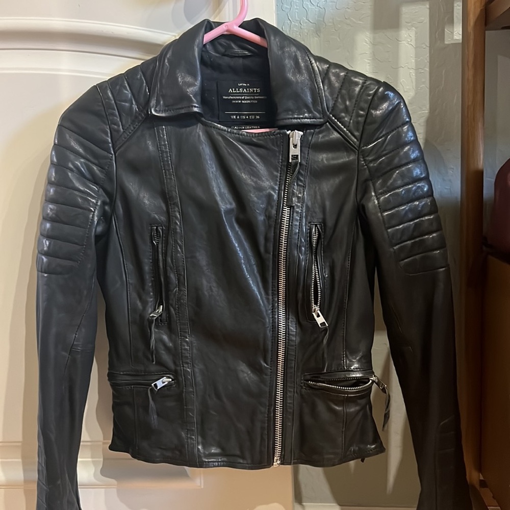 All Saints Pitch Biker Jacket
